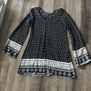 Black and white Shein Dress size M